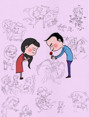夫与妻漫画