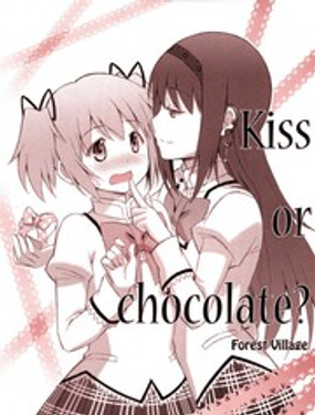 Kiss or chocolate