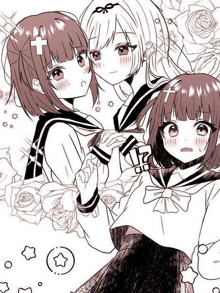 TS转生百合漫画女主