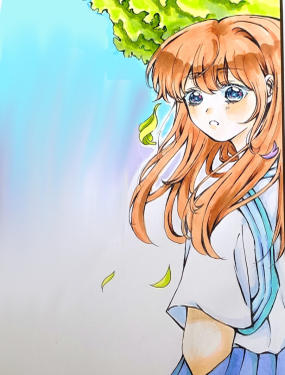 无声。